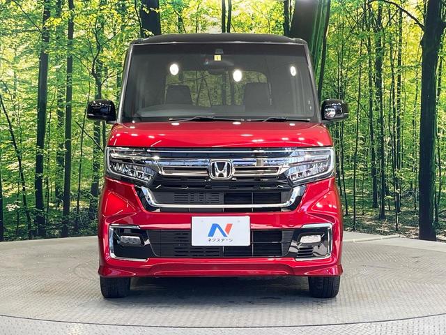 Ｎ－ＢＯＸカスタム Ｌ・ターボコーディネートスタイル　純正８型ＳＤナビ　両側電動ドア　バックカメラ　衝突被害軽減システム　レーダークルーズ　禁煙車　ハーフレザーシート　シートヒーター　コーナーセンサー　ＬＥＤヘッド　ビルトインＥＴＣ　純正１５インチアルミ（14枚目）