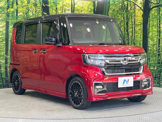 Ｎ－ＢＯＸカスタム Ｌ・ターボコーディネートスタイル　純正８型ＳＤナビ　両側電動ドア　バックカメラ　衝突被害軽減システム　レーダークルーズ　禁煙車　ハーフレザーシート　シートヒーター　コーナーセンサー　ＬＥＤヘッド　ビルトインＥＴＣ　純正１５インチアルミ（16枚目）