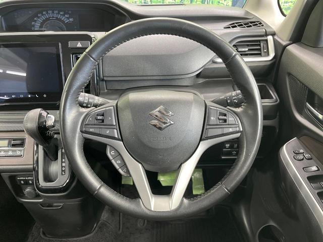 ソリオバンディット ハイブリッドＭＶ　禁煙車　両側電動ドア　純正９型メモリーナビ　全周囲カメラ　衝突被害軽減システム　レーダークルーズ　ドラレコ　コーナーセンサー　シートヒーター　ＬＥＤヘッド　ＥＴＣ　純正１５インチアルミ　スマートキー（11枚目）