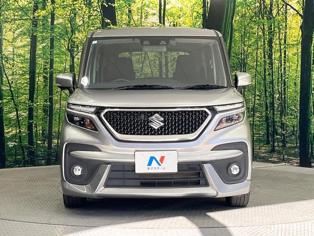 ソリオバンディット ハイブリッドＭＶ　禁煙車　両側電動ドア　純正９型メモリーナビ　全周囲カメラ　衝突被害軽減システム　レーダークルーズ　ドラレコ　コーナーセンサー　シートヒーター　ＬＥＤヘッド　ＥＴＣ　純正１５インチアルミ　スマートキー（14枚目）