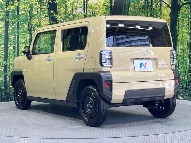 タフト Ｘ　禁煙車　ガラスルーフ　衝突被害軽減システム　コーナーセンサー　スマートキー　ＬＥＤヘッドライト　オートエアコン　ＣＤ再生　アイドリングストップ　オートハイビーム　横滑り防止機能　電動格納ミラー（54枚目）