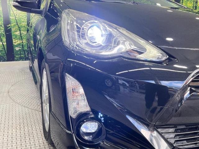 アクア Ｇブラックソフトレザーセレクション　禁煙車　フルエアロ　純正９型ＳＤナビ　スマートキー　ＬＥＤヘッド　ビルトインＥＴＣ　クルコン　純正１６インチアルミ　オートライト　合皮シート　オートエアコン　Ｂｌｕｅｔｏｏｔｈ　ＤＶＤ再生　フルセグ（12枚目）
