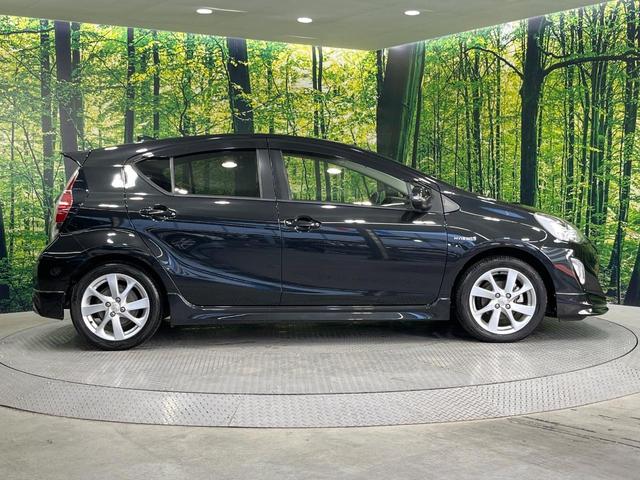 アクア Ｇブラックソフトレザーセレクション　禁煙車　フルエアロ　純正９型ＳＤナビ　スマートキー　ＬＥＤヘッド　ビルトインＥＴＣ　クルコン　純正１６インチアルミ　オートライト　合皮シート　オートエアコン　Ｂｌｕｅｔｏｏｔｈ　ＤＶＤ再生　フルセグ（63枚目）