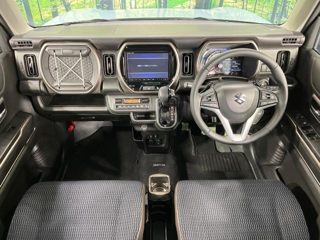 ハスラー ＪスタイルＩＩターボ　禁煙車　純正８インチナビ　ビルトインＥＴＣ　Ｂｌｕｅｔｏｏｔｈ　衝突被害軽減システム　レーダークルーズ　コーナーセンサー　スマートキー　ＬＥＤヘッド　純正１５インチアルミ　車線逸脱警報　オートライト（2枚目）