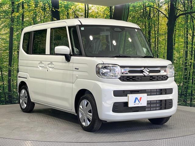 スペーシア ハイブリッドＧ　届出済未使用車　衝突被害軽減システム　コーナーセンサー　スマートキー　ＬＥＤヘッドライト　車線逸脱警報　オートライト　オートエアコン　アイドリングストップ　横滑り防止機能（16枚目）