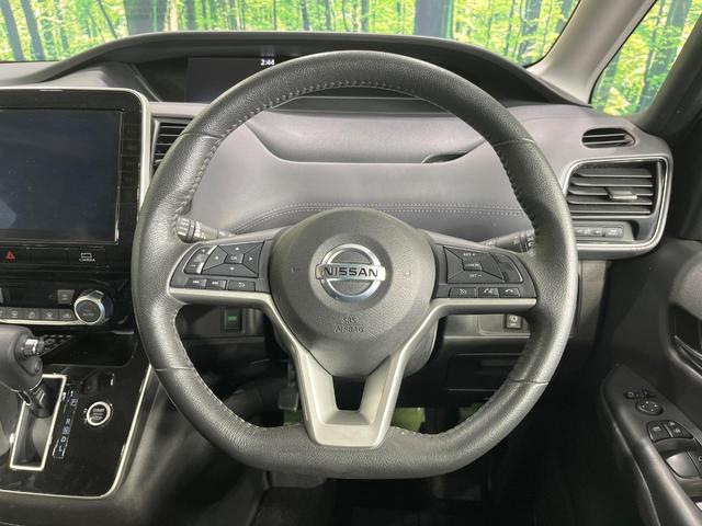 セレナ ハイウェイスターＶ　禁煙車　両側電動ドア　純正９型ＳＤナビ　１２型後席モニター　全周囲カメラ　衝突被害軽減システム　ドラレコ　コーナーセンサー　ＬＥＤヘッド　ビルトインＥＴＣ　スマートキー　クルコン　純正１６インチアルミ（12枚目）