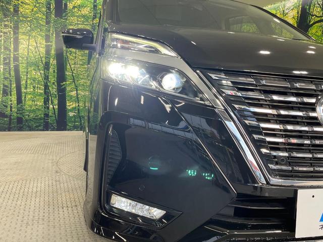 セレナ ハイウェイスターＶ　禁煙車　両側電動ドア　純正９型ＳＤナビ　１２型後席モニター　全周囲カメラ　衝突被害軽減システム　ドラレコ　コーナーセンサー　ＬＥＤヘッド　ビルトインＥＴＣ　スマートキー　クルコン　純正１６インチアルミ（13枚目）