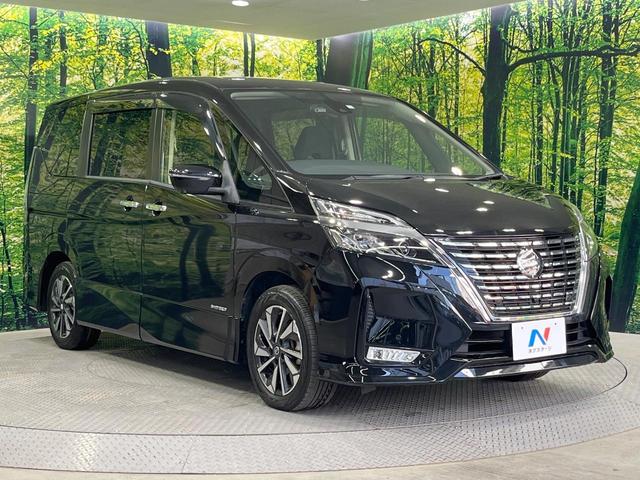 セレナ ハイウェイスターＶ　禁煙車　両側電動ドア　純正９型ＳＤナビ　１２型後席モニター　全周囲カメラ　衝突被害軽減システム　ドラレコ　コーナーセンサー　ＬＥＤヘッド　ビルトインＥＴＣ　スマートキー　クルコン　純正１６インチアルミ（57枚目）