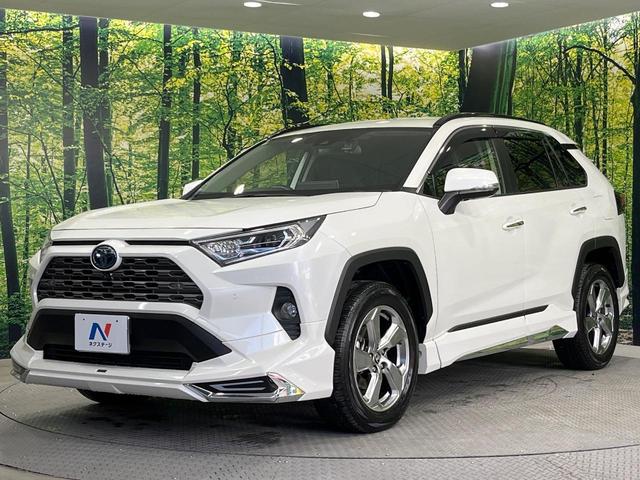 RAV4 ハイブリッドG 禁煙車 モデリスタフルエアロ 全周囲カメラ 純正9型ディスプレイオーディオ 衝突被害軽減システム レーダークルーズ 電動リアゲート 合皮レザーシート メモリー機能付きパワーシート シートヒーター(3枚目)
