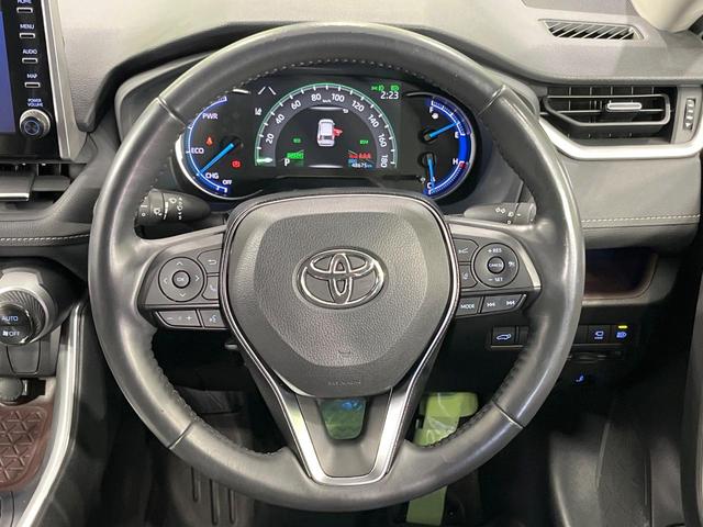 RAV4 ハイブリッドG 禁煙車 モデリスタフルエアロ 全周囲カメラ 純正9型ディスプレイオーディオ 衝突被害軽減システム レーダークルーズ 電動リアゲート 合皮レザーシート メモリー機能付きパワーシート シートヒーター(11枚目)