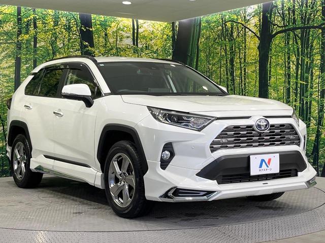 RAV4 ハイブリッドG 禁煙車 モデリスタフルエアロ 全周囲カメラ 純正9型ディスプレイオーディオ 衝突被害軽減システム レーダークルーズ 電動リアゲート 合皮レザーシート メモリー機能付きパワーシート シートヒーター(16枚目)
