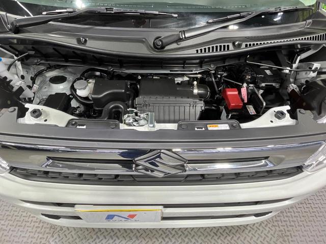 スペーシア ハイブリッドX 届出済未使用車 両側電動ドア 衝突被害軽減システム コーナーセンサー スマートキー シートヒーター LEDヘッドライト 車線逸脱警報 オートライト オートエアコン プライバシーガラス 電動格納ミラー(18枚目)