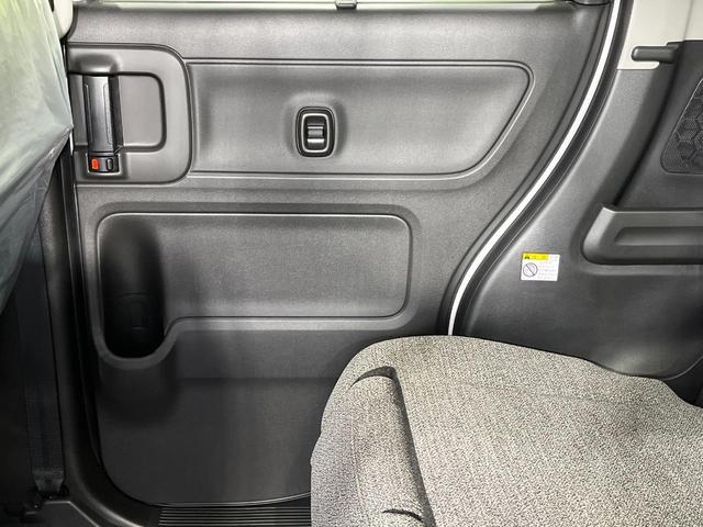 スペーシア ハイブリッドX 届出済未使用車 両側電動ドア 衝突被害軽減システム コーナーセンサー スマートキー シートヒーター LEDヘッドライト 車線逸脱警報 オートライト オートエアコン プライバシーガラス 電動格納ミラー(33枚目)