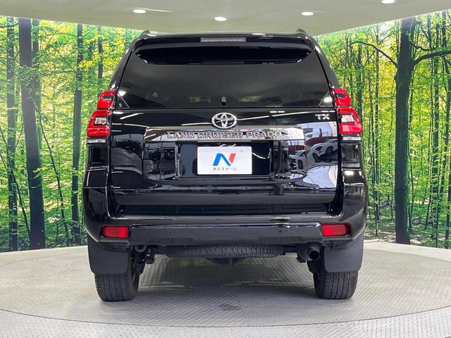 ランドクルーザープラド TX Lパッケージ・ブラックエディション 禁煙車 9型SDナビ バックカメラ 衝突被害軽減システム レーダークルーズ ブラックレザーシート 前席シートエアコン 前席パワーシート ドラレコ コーナーセンサー LEDヘッドライト ETC フルセグ(15枚目)