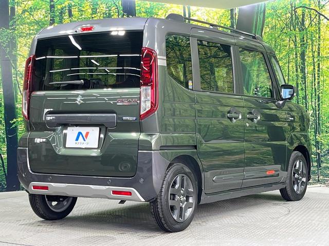 スペーシアギア ハイブリッドＸＺ　届出済未使用車　純正９型メモリーナビ　両側電動ドア　全周囲カメラ　衝突被害軽減システム　レーダークルーズ　コーナーセンサー　シートヒーター　ＬＥＤヘッド　Ｂｌｕｅｔｏｏｔｈ　Ａｐｐｌｅｃａｒｐｌａｙ（17枚目）