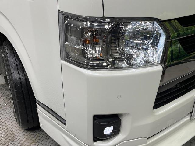 ハイエースバン スーパーＧＬ　ダークプライムＩＩ　禁煙車　モデリスタフルエアロ　両側電動ドア　純正ＳＤナビ　全周囲カメラ　衝突被害軽減システム　コーナーセンサー　ＬＥＤヘッド　ＥＴＣ　車線逸脱警報　オートライト　オートエアコン　Ｂｌｕｅｔｏｏｔｈ（12枚目）