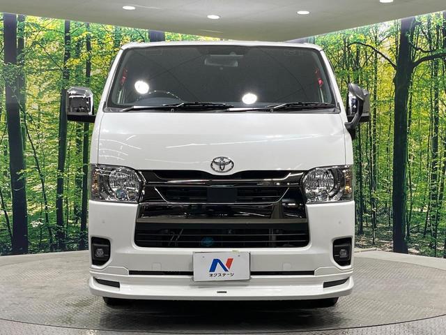ハイエースバン スーパーＧＬ　ダークプライムＩＩ　禁煙車　モデリスタフルエアロ　両側電動ドア　純正ＳＤナビ　全周囲カメラ　衝突被害軽減システム　コーナーセンサー　ＬＥＤヘッド　ＥＴＣ　車線逸脱警報　オートライト　オートエアコン　Ｂｌｕｅｔｏｏｔｈ（14枚目）