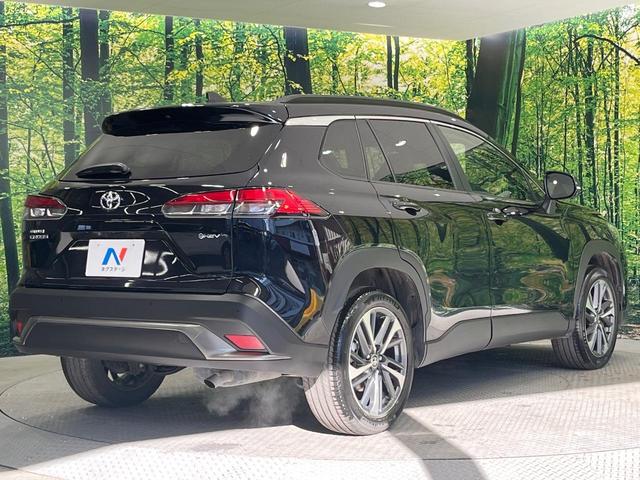 カローラクロス ハイブリッド　Ｚ　禁煙車　パノラマルーフ　純正１０．５型ディスプレイオーディオ　全周囲カメラ　衝突被害軽減システム　レーダークルーズ　パワーシート　電動リアゲート　ＥＴＣ２．０　ハーフレザーシート　前席シートヒーター（17枚目）