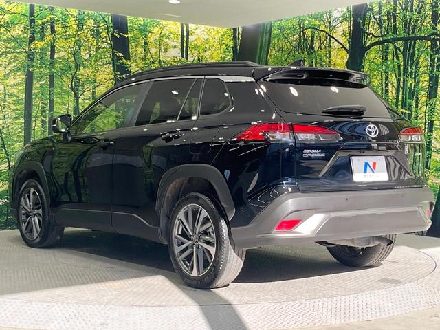 カローラクロス ハイブリッド　Ｚ　禁煙車　パノラマルーフ　純正１０．５型ディスプレイオーディオ　全周囲カメラ　衝突被害軽減システム　レーダークルーズ　パワーシート　電動リアゲート　ＥＴＣ２．０　ハーフレザーシート　前席シートヒーター（63枚目）