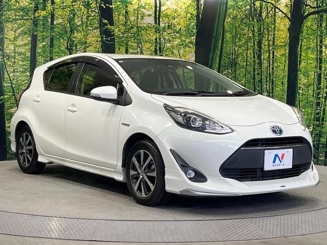 アクア Ｇ　禁煙車　モデリスタフルエアロ　純正ＳＤナビ　バックカメラ　衝突被害軽減システム　ドラレコ　コーナーセンサー　スマートキー　ＬＥＤヘッド　ＥＴＣ　クルコン　純正１５インチアルミ　車線逸脱警報（16枚目）