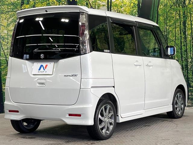 パレットＳＷ ＸＳ　禁煙車　電動スライドドア　スマートキー　ＨＩＤヘッドライト　純正１４インチアルミホイール　オートエアコン　ＣＤ再生　シートアンダーボックス　電動格納ドアミラー　フロントフォグライト　ドアバイザー（17枚目）