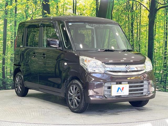 スペーシア Ｇリミテッド　禁煙車　電動スライドドア　純正ＳＤナビ　バックカメラ　衝突被害軽減システム　シートヒーター　コーナーセンサー　スマートキー　ＬＥＤヘッド　ビルトインＥＴＣ　車線逸脱警報　オートエアコン（16枚目）