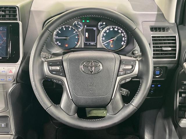 ランドクルーザープラド ＴＸ　Ｌパッケージ　４ＷＤ　純正９型ナビ　バックカメラ　１９インチＯＰＡＷ　レーダークルーズ　禁煙車　レザーシート　前席シートエアコン　ドラレコ　コーナーセンサー　スマートキー　ＬＥＤヘッド　ビルトインＥＴＣ（11枚目）