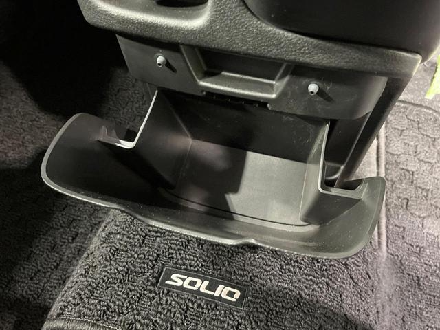 ソリオバンディット ハイブリッドＭＶ　禁煙車　メーカー９インチナビ　全周囲カメラ　両側電動スライドドア　衝突軽減　ＨＵＤ　コーナーセンサー　ドラレコ　シートヒーター　ＥＴＣ　ＬＥＤヘッドライト　スマートキー（48枚目）