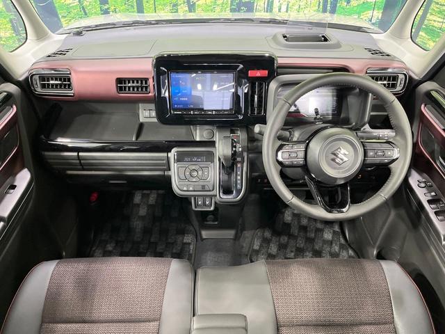 スペーシアカスタム ハイブリッドＸＳ　禁煙車　両側電動ドア　８型ＳＤナビ　バックカメラ　衝突被害軽減システム　レーダークルーズ　ドラレコ　コーナーセンサー　シートヒーター　ＬＥＤヘッド　純正１５インチアルミ　車線逸脱警報　オートライト（2枚目）