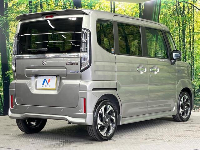 スペーシアカスタム ハイブリッドＸＳ　禁煙車　両側電動ドア　８型ＳＤナビ　バックカメラ　衝突被害軽減システム　レーダークルーズ　ドラレコ　コーナーセンサー　シートヒーター　ＬＥＤヘッド　純正１５インチアルミ　車線逸脱警報　オートライト（17枚目）