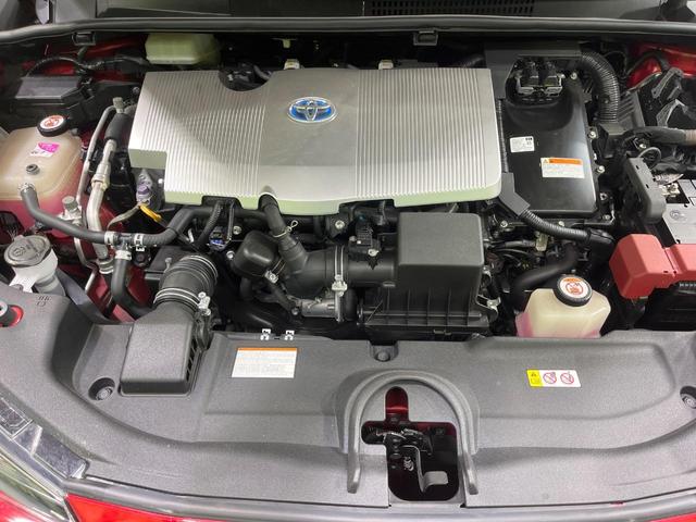 プリウス Ａツーリングセレクション　禁煙車　純正９型ＳＤナビ　バックカメラ　衝突被害軽減システム　レーダークルーズ　合皮レザーシート　シートヒーター　パワーシート　ドラレコ　コーナーセンサー　スマートキー　ＬＥＤヘッド　ＥＴＣ２．０（18枚目）