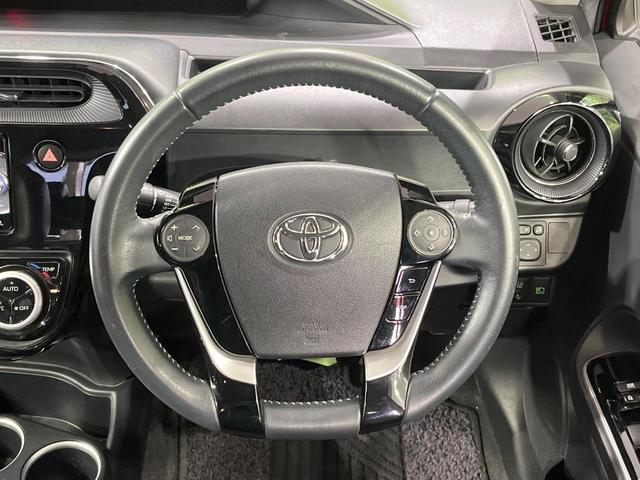 アクア クロスオーバー　禁煙車　ＳＤナビ　バックカメラ　衝突被害軽減システム　合皮コンビシート　スマートキー　ＬＥＤヘッド　ＥＴＣ　純正１６インチアルミ　オートハイビーム　車線逸脱警報　オートライト　オートエアコン（11枚目）