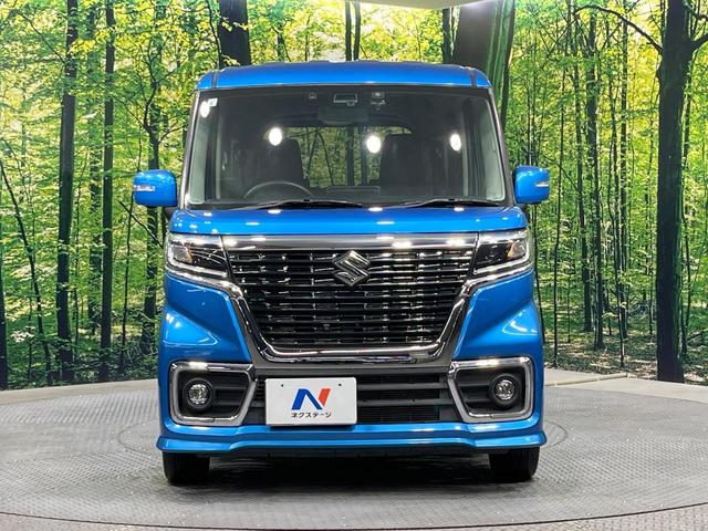 スペーシアカスタム ハイブリッドＸＳ　禁煙車　両側電動ドア　純正８型ナビ　全周囲カメラ　ドラレコ　Ｂｌｕｅｔｏｏｔｈ　ビルトインＥＴＣ　衝突被害軽減システム　合皮コンビシート　シートヒーター　コーナーセンサー　スマートキー　ＬＥＤヘッド（14枚目）