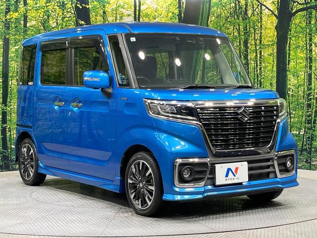 スペーシアカスタム ハイブリッドＸＳ　禁煙車　両側電動ドア　純正８型ナビ　全周囲カメラ　ドラレコ　Ｂｌｕｅｔｏｏｔｈ　ビルトインＥＴＣ　衝突被害軽減システム　合皮コンビシート　シートヒーター　コーナーセンサー　スマートキー　ＬＥＤヘッド（16枚目）