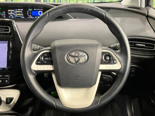 プリウス Ｓセーフティプラス　禁煙車　純正９インチナビ　バックカメラ　衝突被害軽減システム　レーダークルーズ　ドラレコ　コーナーセンサー　スマートキー　ＬＥＤヘッド　ビルトインＥＴＣ　純正１７インチアルミ　オートハイビーム（11枚目）