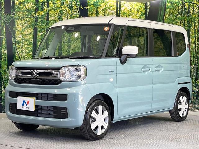 スペーシア ハイブリッドＸ　届出済未使用車　両側電動ドア　衝突被害軽減システム　コーナーセンサー　スマートキー　シートヒーター　ＬＥＤヘッド　オートライト　オートエアコン　アイドリングストップ　電動格納ミラー（48枚目）