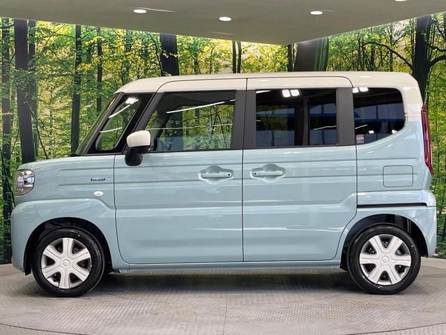 スペーシア ハイブリッドＸ　届出済未使用車　両側電動ドア　衝突被害軽減システム　コーナーセンサー　スマートキー　シートヒーター　ＬＥＤヘッド　オートライト　オートエアコン　アイドリングストップ　電動格納ミラー（49枚目）