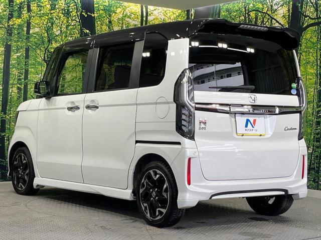 Ｎ－ＢＯＸカスタム Ｇ・Ｌターボホンダセンシング　両側電動ドア　純正ＳＤナビ　バックカメラ　衝突被害軽減システム　レーダークルーズ　禁煙車　ハーフレザーシート　ドラレコ　コーナーセンサー　スマートキー　ＬＥＤヘッド　ビルトインＥＴＣ（63枚目）