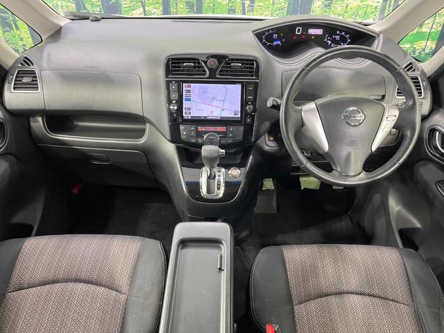セレナ ハイウェイスターS-HVアドバンスドセーフティパック 禁煙車 両側電動ドア 純正9型SDナビ 12型後席モニター 全周囲カメラ 衝突被害軽減システム コーナーセンサー スマートキー ETC クルコン 純正16インチアルミ 車線逸脱警報 オートエアコン(2枚目)