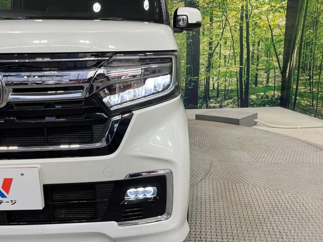 N-BOXカスタム Lターボ 両側電動ドア 純正8型ナビ バックカメラ 衝突被害軽減システム レーダークルーズ 禁煙車 コーナーセンサー スマートキー シートヒーター LEDヘッド ETC 純正15インチアルミ 車線逸脱警報(13枚目)