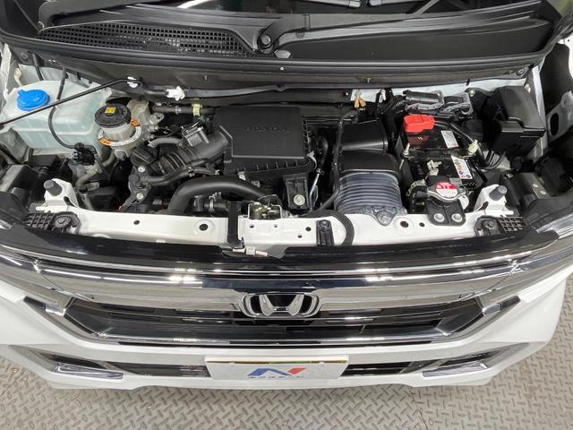 N-BOXカスタム Lターボ 両側電動ドア 純正8型ナビ バックカメラ 衝突被害軽減システム レーダークルーズ 禁煙車 コーナーセンサー スマートキー シートヒーター LEDヘッド ETC 純正15インチアルミ 車線逸脱警報(18枚目)