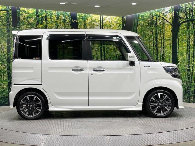スペーシアカスタム ハイブリッドＸＳターボ　禁煙車　両側電動ドア　純正８型ナビ　全周囲カメラ　ドラレコ　ビルトインＥＴＣ　衝突被害軽減システム　シートヒーター　コーナーセンサー　スマートキー　ＬＥＤヘッド　クルコン　オートライト（69枚目）