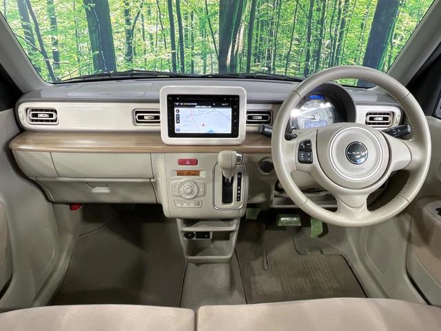 アルトラパン Ｘ　禁煙車　純正ナビ　全周囲カメラ　ＥＴＣ　Ｂｌｕｅｔｏｏｔｈ　衝突被害軽減システム　シートヒーター　スマートキー　ＨＩＤヘッドライト　純正１４インチアルミ　オートライト　オートエアコンＣＤ　ＤＶＤ再生（2枚目）