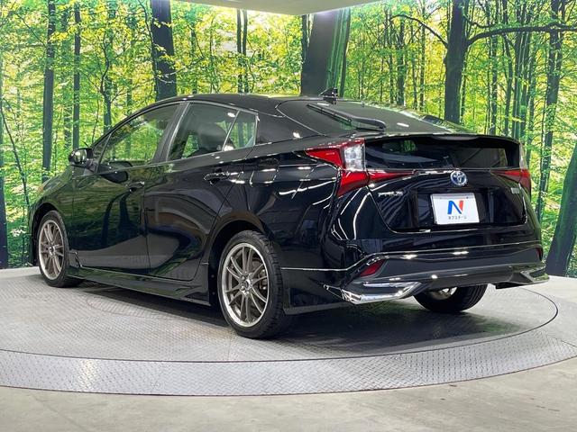 プリウス SセーフティプラスII 禁煙車 モデリスタフルエアロ 8型SDナビ バックカメラ 衝突被害軽減システム BSM レーダークルーズ ドラレコ コーナーセンサー スマートキー LEDヘッド ビルトインETC オートハイビーム(63枚目)