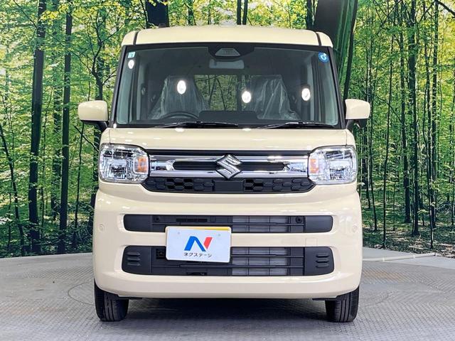 スペーシア ハイブリッドＧ　届出済未使用車　衝突被害軽減システム　禁煙車　スマートキー　ＬＥＤヘッド　オートライト　オートエアコン　盗難防止システム　プライバシーガラス　衝突安全ボディ　アイドリングストップ（14枚目）