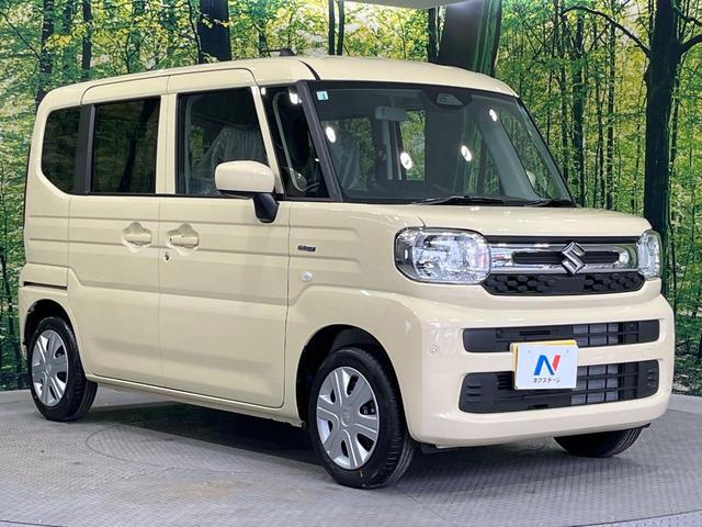 スペーシア ハイブリッドＧ　届出済未使用車　衝突被害軽減システム　禁煙車　スマートキー　ＬＥＤヘッド　オートライト　オートエアコン　盗難防止システム　プライバシーガラス　衝突安全ボディ　アイドリングストップ（16枚目）