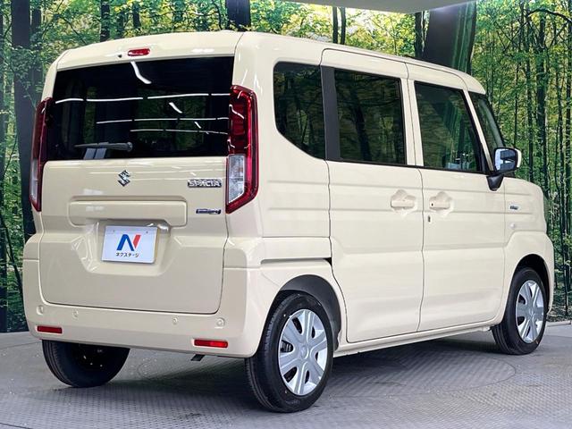 スペーシア ハイブリッドＧ　届出済未使用車　衝突被害軽減システム　禁煙車　スマートキー　ＬＥＤヘッド　オートライト　オートエアコン　盗難防止システム　プライバシーガラス　衝突安全ボディ　アイドリングストップ（17枚目）
