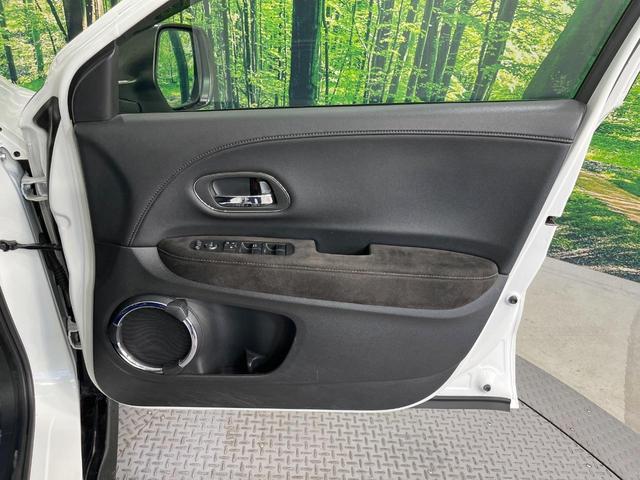 ヴェゼル ハイブリッドＲＳ・ホンダセンシング　禁煙車　純正ＳＤナビ　バックカメラ　衝突被害軽減システム　レーダークルーズ　シートヒーター　純正１８インチアルミ　車線逸脱警報　オートエアコン　Ｂｌｕｅｔｏｏｔｈ　ハーフレザーシート　ＤＶＤ再生（39枚目）