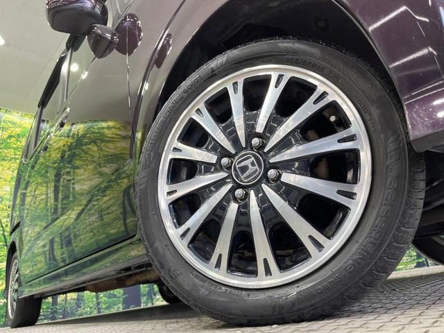N-BOXカスタム G・ターボLパッケージ 禁煙車 両側電動ドア 純正SDナビ バックカメラ 合皮コンビシート スマートキー HIDヘッド ETC クルコン 純正15インチアルミ オートエアコン Bluetooth CD DVD再生(13枚目)