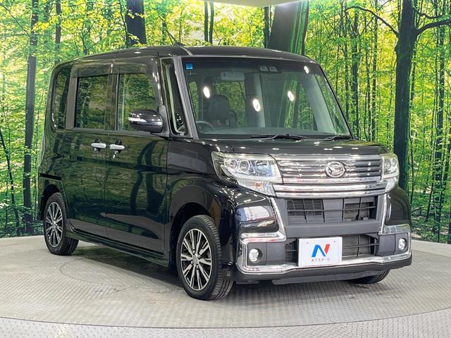 タント カスタムX トップエディションSAIII 禁煙車 電動スライドドア 純正SDナビ バックカメラ 衝突被害軽減システム シートヒーター コーナーセンサー スマートキー LEDヘッド ETC 純正14インチアルミ 車線逸脱警報 オートライト(16枚目)